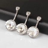 Neo-Gothic Star Navel Ring 925 Silver Sexy Belly Piercing