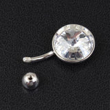 Neo-Gothic Star Navel Ring 925 Silver Sexy Belly Piercing