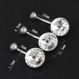 Neo-Gothic Star Navel Ring 925 Silver Sexy Belly Piercing
