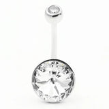 Neo-Gothic Star Navel Ring 925 Silver Sexy Belly Piercing