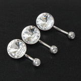 Neo-Gothic Star Navel Ring 925 Silver Sexy Belly Piercing