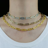 Neon Enamel Colorful Women Choker Necklace