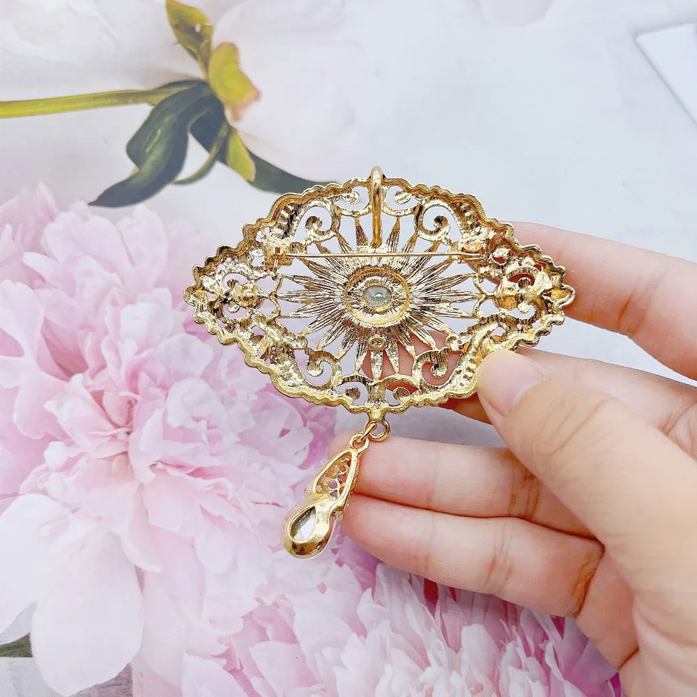 Neovisson Morocco Brooch for Aristocratic Women Wedding Jewelry