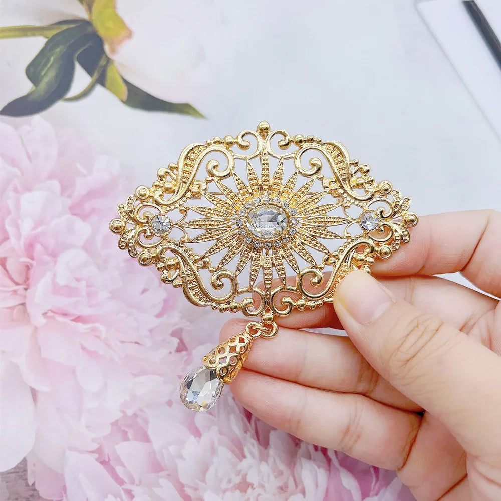 Neovisson Morocco Brooch for Aristocratic Women Wedding Jewelry