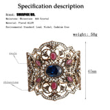 Neovisson Big Size Resin Cuff Bracelet Antique Jewelry