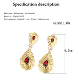Neovisson Crystal Drop Earrings for Women Wedding Jewelry