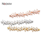 Micro Pave CZ Bead Pendant for DIY Jewelry Making