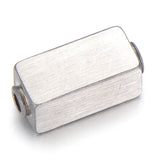 Stainless Steel Beads Laser Engrave Logo Name Bead for Jewelry