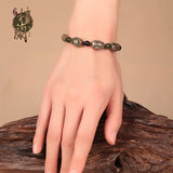 Nepal Original Three Eye Dzi Bracelet Vintage Tibet Bracelet for Women