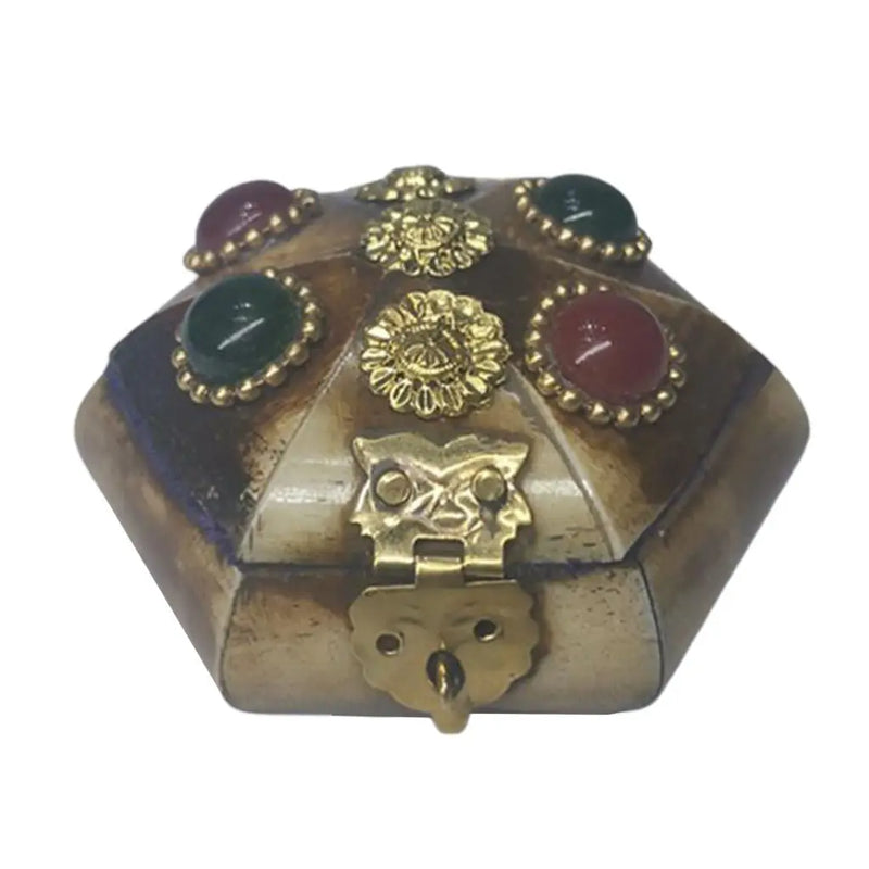Nepal Retro Jewelry Box Bracelet Case Christmas Birthday Decoration