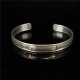 Nepal Hand Stitched Copper Bracelet Tibetan Ethnic Pure Copper Six Word Bracelet