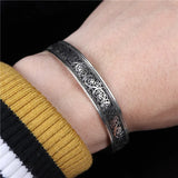 Nepalese Tibetan Silver Lucky Bracelet