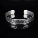 Nepalese Tibetan Silver Lucky Bracelet