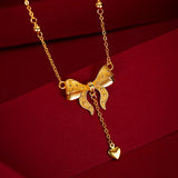 Net Celebrity Butterfly Love Clavicle Chain Necklace