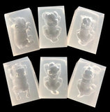 3D Stereo Puppy Crystal Drop Gel Silicone Mold DIY Key Ring Ornaments