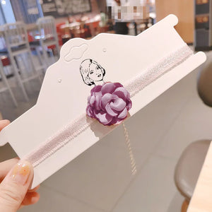 Net Red Pearl Choke Flower Lattice Chain Necklace