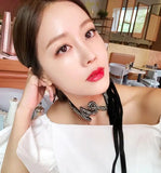 Net Red E Neck Chain Cold Wind Clavicle Necklace Female Choker 1114