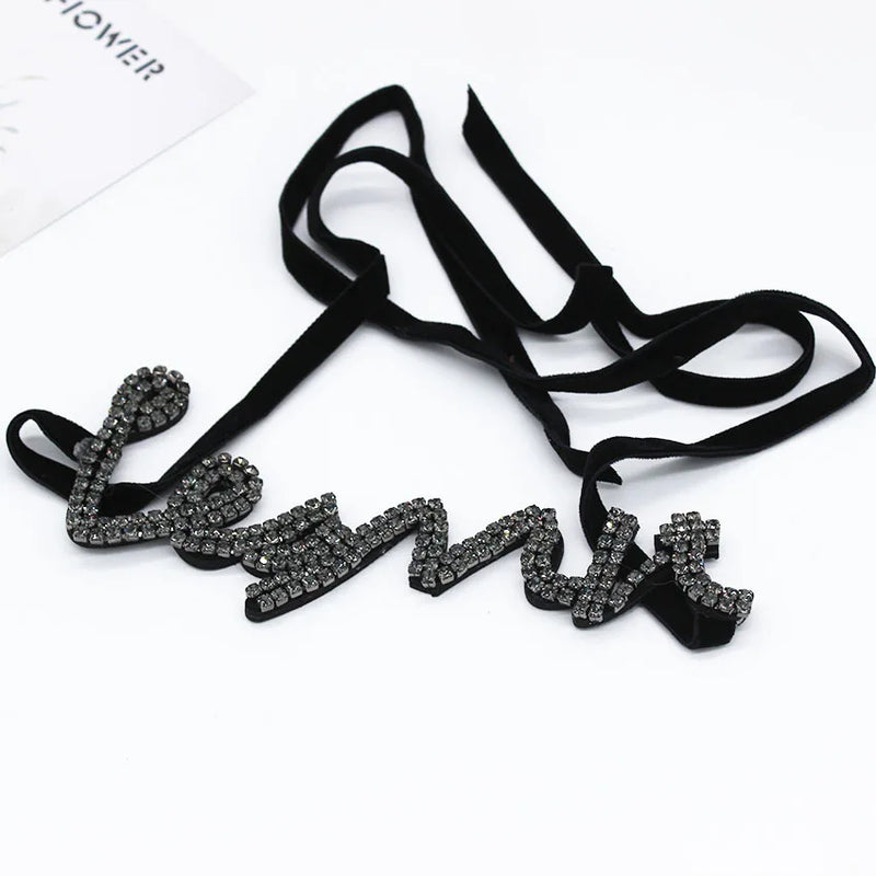 Net Red E Neck Chain Cold Wind Clavicle Necklace Female Choker 1114