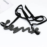 Net Red E Neck Chain Cold Wind Clavicle Necklace Female Choker 1114