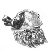 Stainless Steel Lion Head Pendant Necklace Men's Accessory