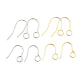 100pcs Stainless Steel Plated Earring Hooks Jewelry Making Accessories