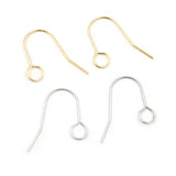 100pcs Stainless Steel Plated Earring Hooks Jewelry Making Accessories