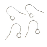 100pcs Stainless Steel Plated Earring Hooks Jewelry Making Accessories