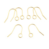100pcs Stainless Steel Plated Earring Hooks Jewelry Making Accessories