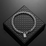 Men Buddha Bracelet 316 Stainless Steel Wristband Charm Braclet