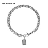 Men Buddha Bracelet 316 Stainless Steel Wristband Charm Braclet