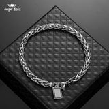 Men Buddha Bracelet 316 Stainless Steel Wristband Charm Braclet