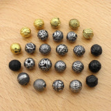 316L Stainless Steel 2.0mm Small Hole Ball Beads Charm Spacer Beads