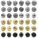 316L Stainless Steel 2.0mm Small Hole Ball Beads Charm Spacer Beads