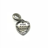 316l Stainless Steel Floating Dangles Pendants for DIY Bracelets