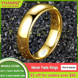 Stainless Steel Rings Men Women Wedding Bands Couple Jewelry Gift