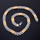 10MM Stainless Steel Cross Necklace for Men