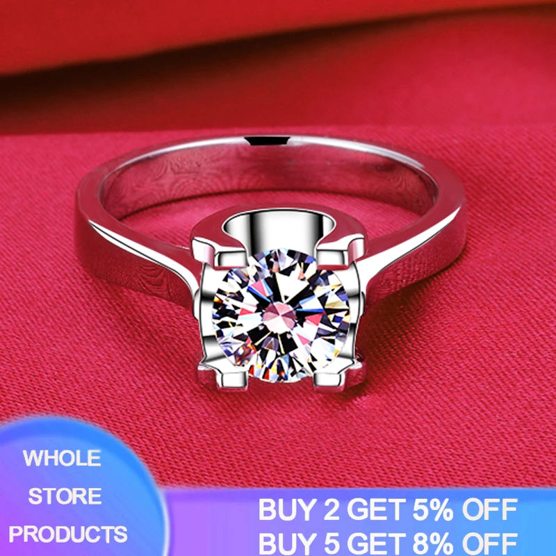 Never Fade Rings Women Engagement Gift Proposal Bride Wedding Band Allergy