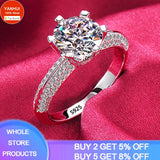 Never Fade Rings Women Engagement Gift Proposal Bride Wedding Band Allergy