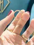Never Fade Ring 4mm Stainless Steel Wedding Band (Free Sent Earring)