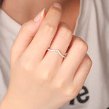 Tibetan Silver Ring Line Aesthetics Stacked Rings For Women Jewelry