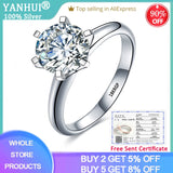 Tibetan Silver Wedding Band 2.0ct Cubic Zircon Ring Women