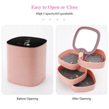 Rotatable Jewelry Storage Box for Women - Anime Manga Theme