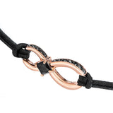Eternal Love Woven Bracelet Set with Crystals - Wedding Jewelry