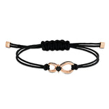 Eternal Love Woven Bracelet Set Wedding Jewelry Crystal Bracelet