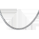 1.5mm Zirconia Sterling Silver Tennis Choker Necklace for Women