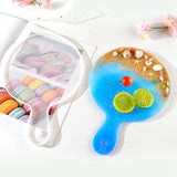 DIY Handle Tray Mold Epoxy Resin Compote Coaster Japanese Dinner Plate