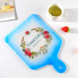 DIY Handle Tray Mold Epoxy Resin Compote Coaster Japanese Dinner Plate