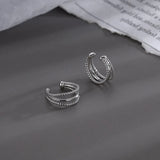 Multilayer Ear Cuff Women Clip Earrings No Piercing Punk Jewelry