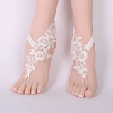Women Bridal Beach Foot Jewelry Chain Wedding Anklets