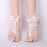 Women Bridal Beach Foot Jewelry Chain Wedding Anklets